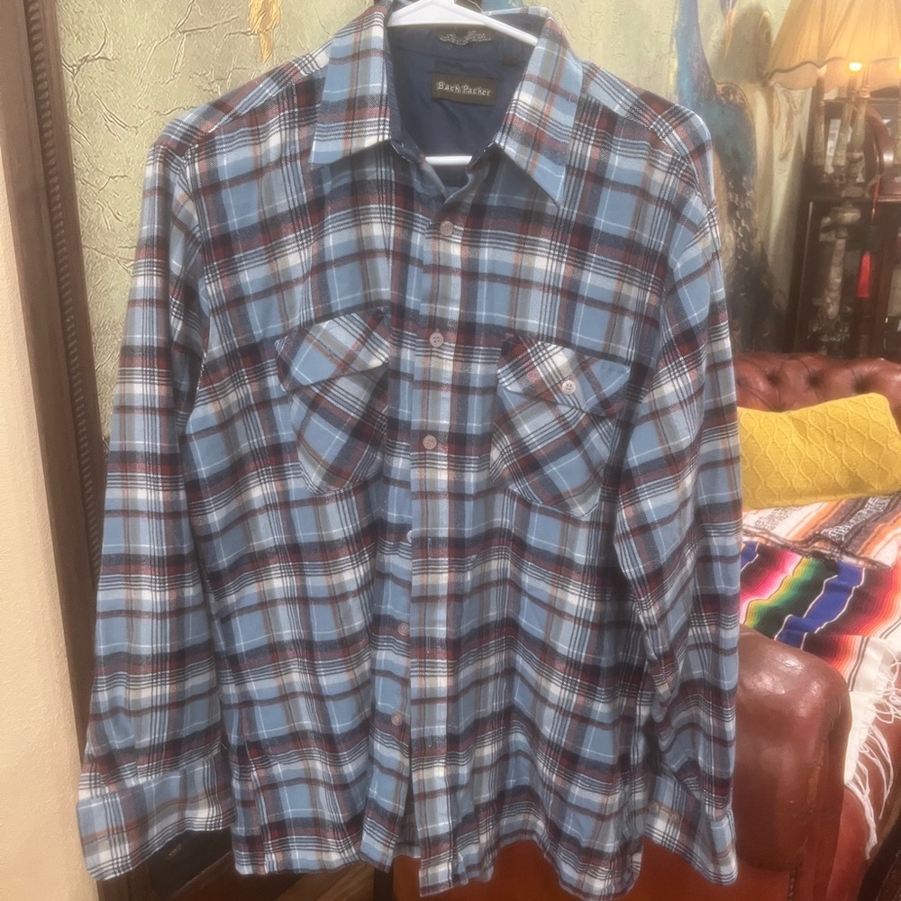 Vintage “Backpacker” flannel with liner size large